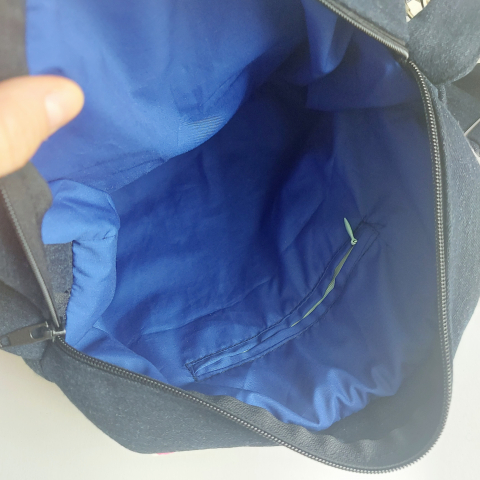 Geantă poștaș handmade țesută manual la războiul de țesut [5]