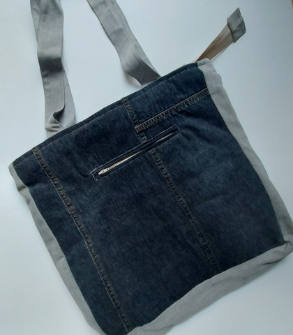 Geantă umăr handmade țesută manual la războiul de țesut [2]