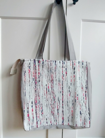 Geantă umăr handmade țesută manual la războiul de țesut [3]