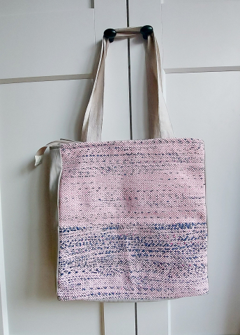 Geantă umăr handmade țesută manual la războiul de țesut [1]