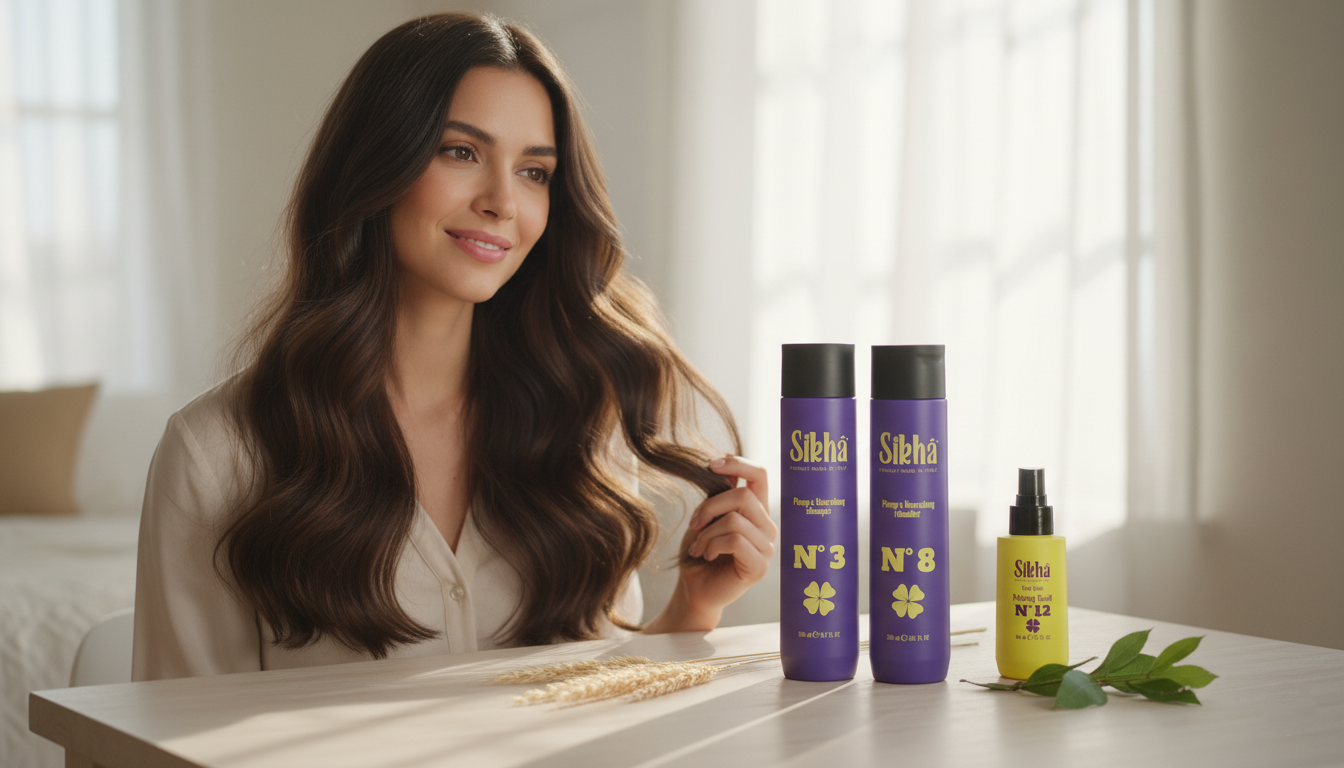 Ghid complet Rutina de seară pentru un păr sănătos | Sfaturi Sikha HairCareun păr sănătos și strălucitor cu produse Sikha HairCare