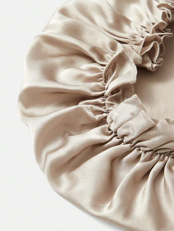 Boneta Premium din Matase Naturala 22 Momme MATASSE Silk Your Life, culoare Champagne [3]