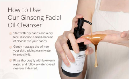 Ginseng Cleansing Oil – Ulei demachiant coreean natural cu Ginseng și uleiuri vegetale [4]