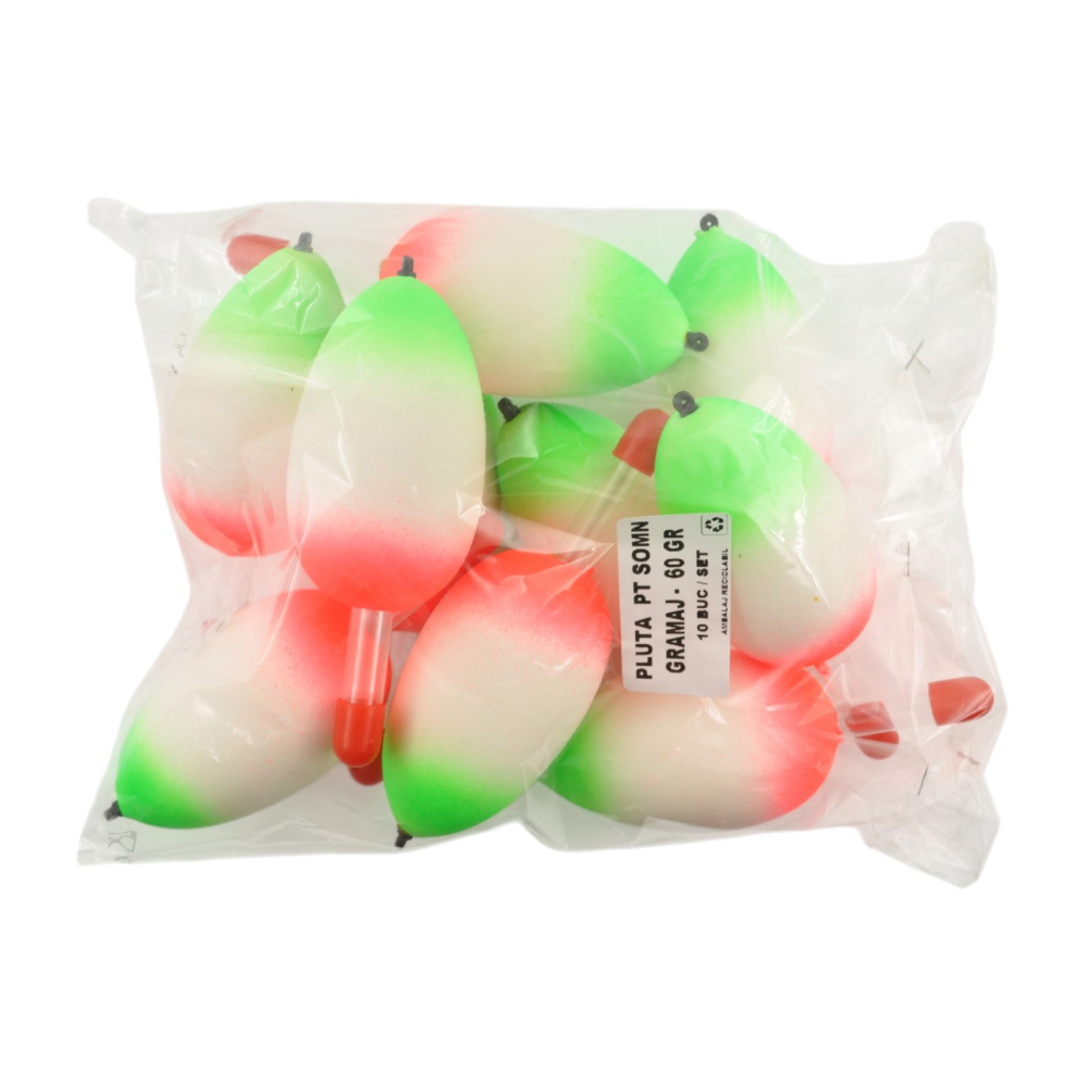 Harcsázó úszó 10 db/készlet 60 g [2]