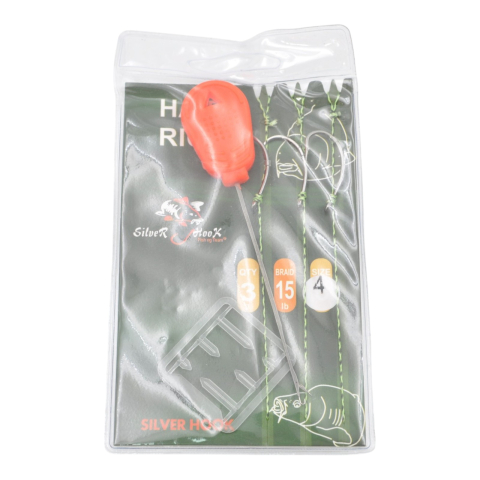 Cârlige legate - Set combo cârlige cu fir de păr