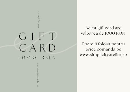 Gift Card - Gift Card 1000 RON