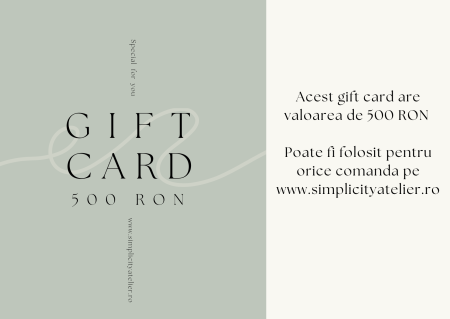 Gift Card - Gift Card 500 RON