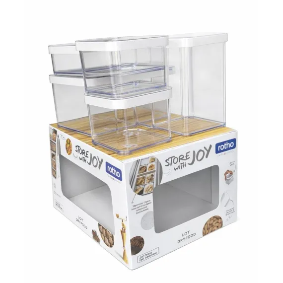 Bucatarie - Set 5 Cutii Etanșe pentru Depozitare