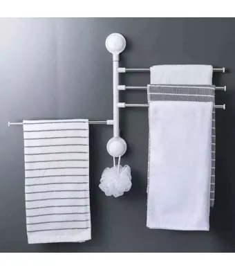 Baie - Suport cu ventuze pentru prosop