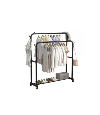 Camera ta - Suport Dublu pentru Haine, Umerașe și Încălțăminte, Capacitate 35 kg