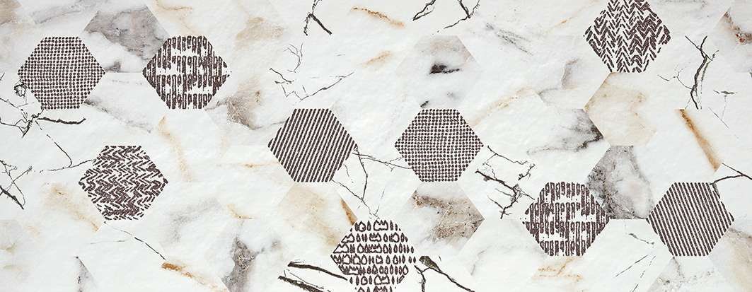 Faianta Niria white decor  35x90cm,rectificata [3]