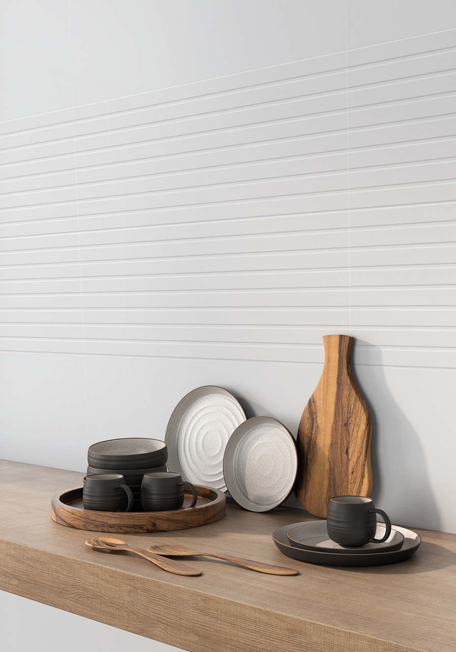 Faianta Saten blanco ribbon  35x90cm,rectificata [2]