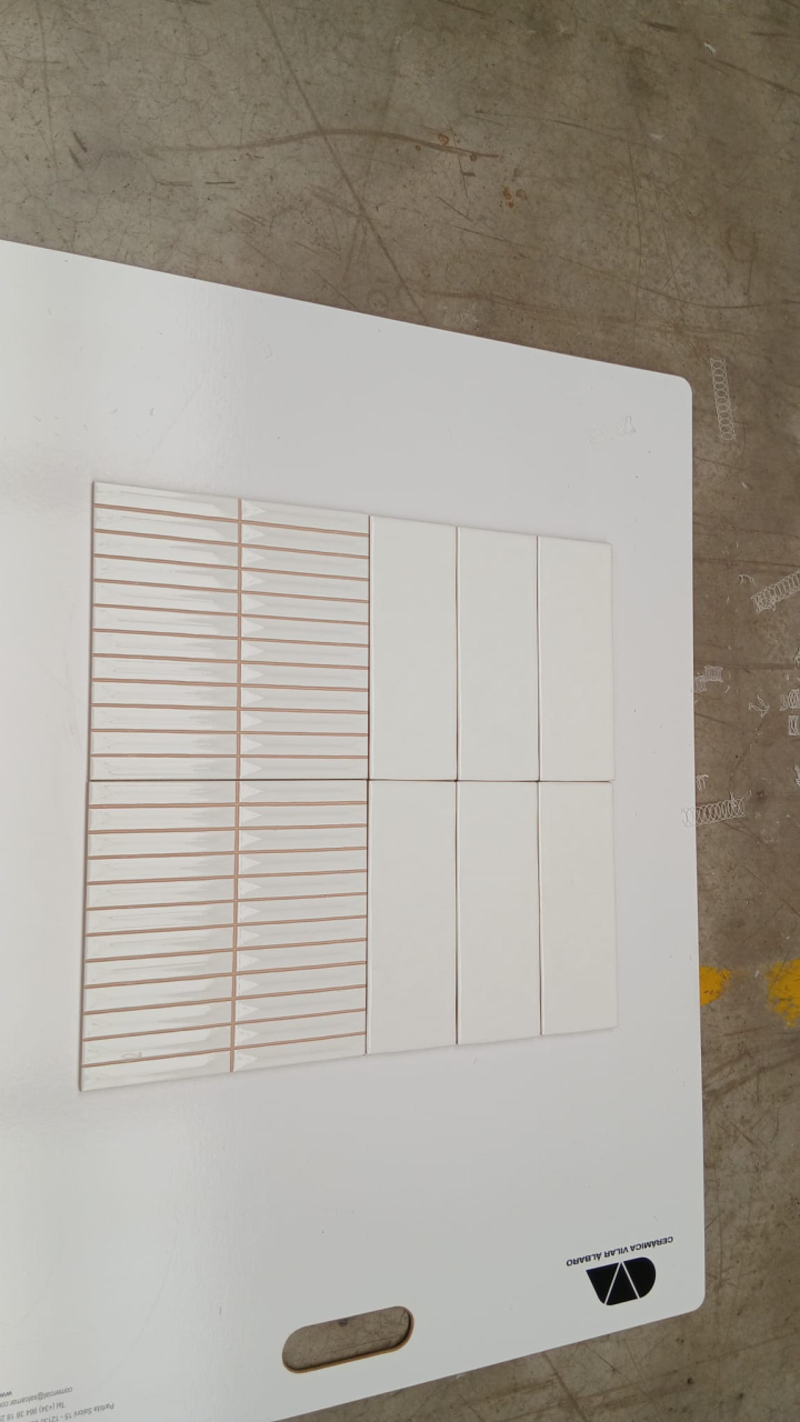 Faianta Waves white drift decor 20x20 cm,lucioasa,1mp/cutie,CVA [5]