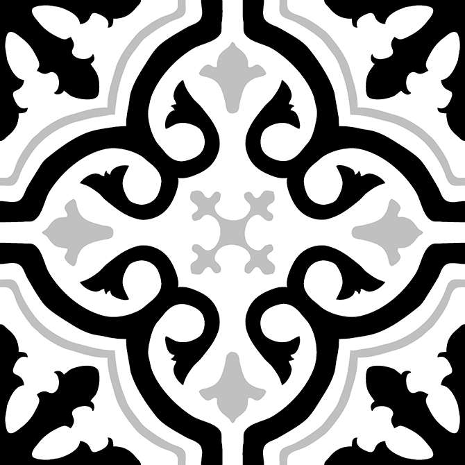 Gresie/faianta Cement-m Grace black 20x20cm,portelanata,rectificata [2]