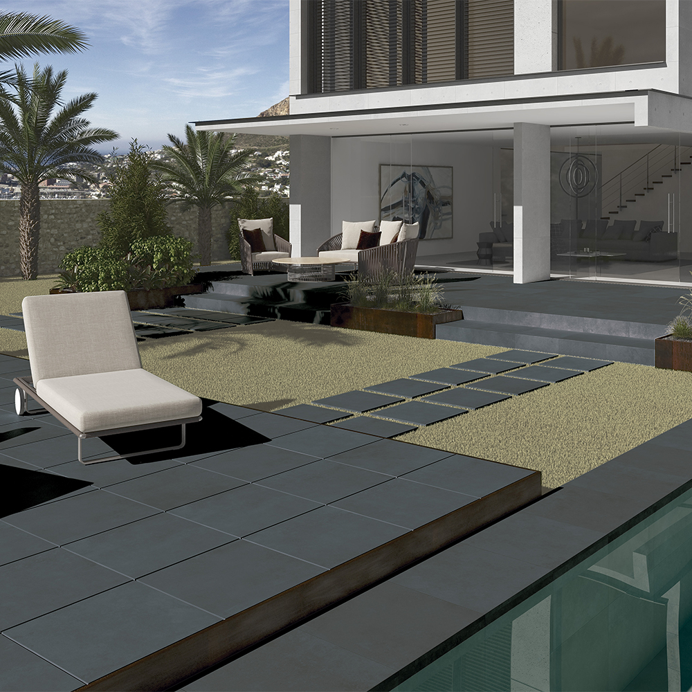 Gresie/faianta Public anthracite 60x120cm,portelanata,rectificata [2]