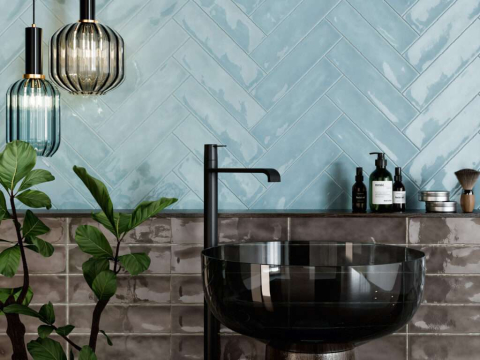 Faianta - Faianta Fez Sky 7,5x30 cm,lucioasa,1mp/cutie,CVA