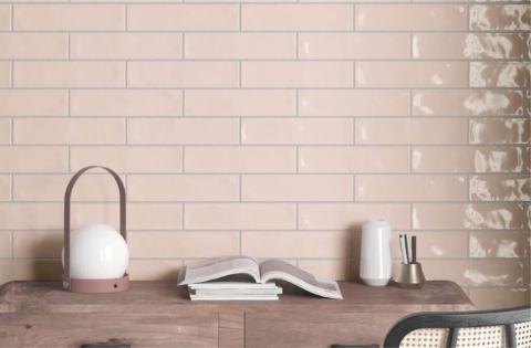 Faianta - Faianta Rural pink blush 7,5x30 cm,lucioasa,1mp/cutie,CVA