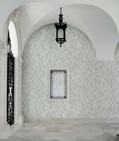 Lichidare stoc - Faianta imitatie de piatra/fatada Blend Grey 8x44,2cm ,portelanata,Oset - Copie