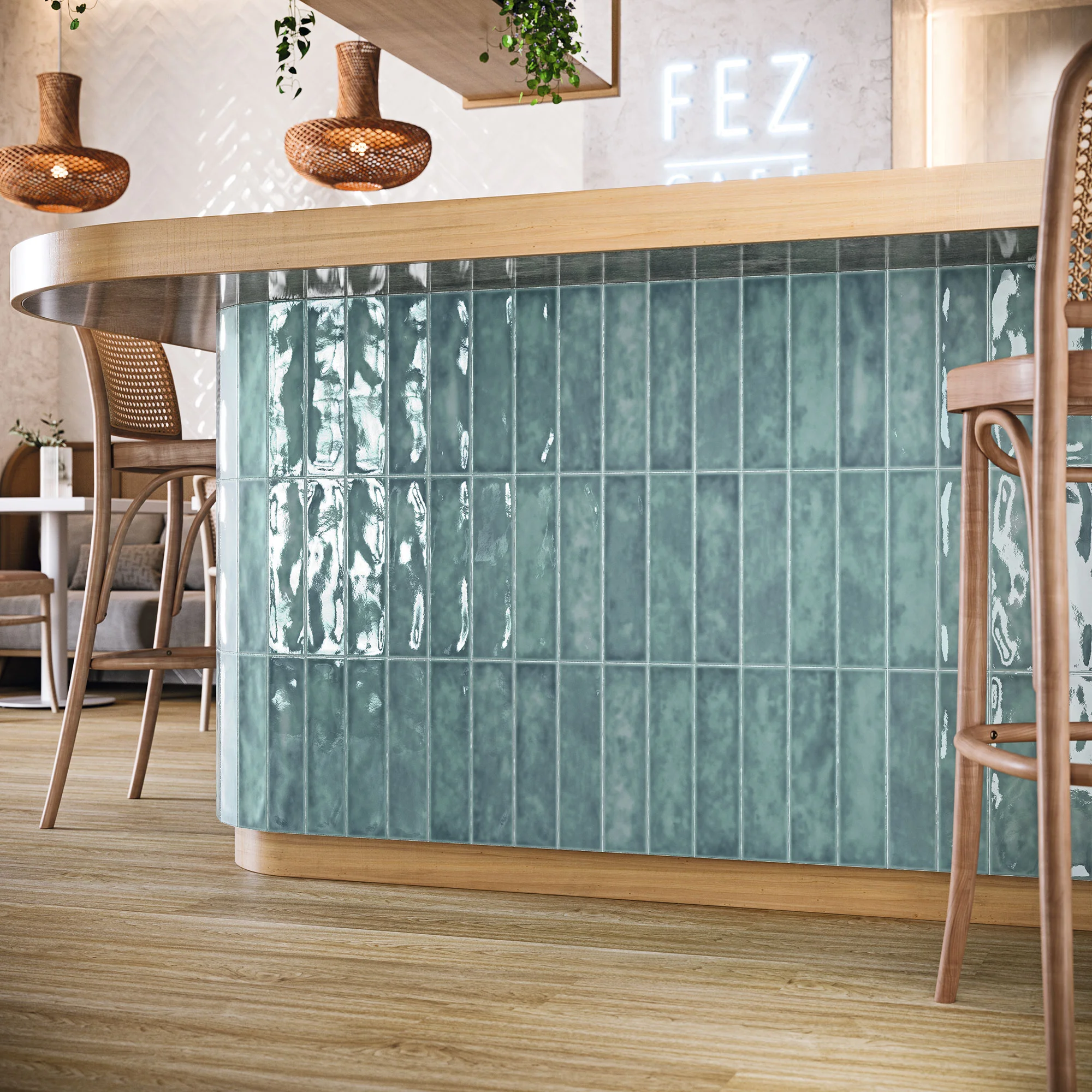 Faianta - Faianta Fez Blue 7,5x30 cm,lucioasa,1mp/cutie,CVA