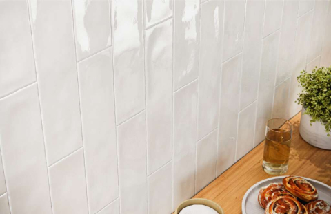 Faianta - Faianta Fez white 7,5x30 cm,lucioasa,1mp/cutie,CVA