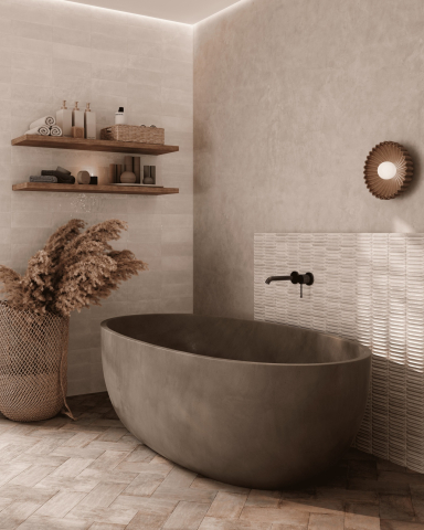 Faianta - Faianta Waves sandy 7,5x20 cm,lucioasa,1mp/cutie,CVA