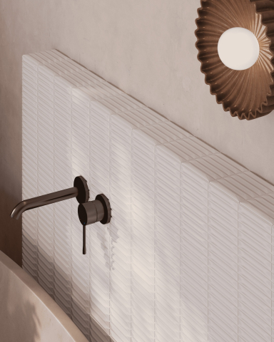 Faianta - Faianta Waves white drift decor 20x20 cm,lucioasa,1mp/cutie,CVA