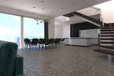 Faianta - Gresie Azzo black 60x120cm,portelanata,rectificata