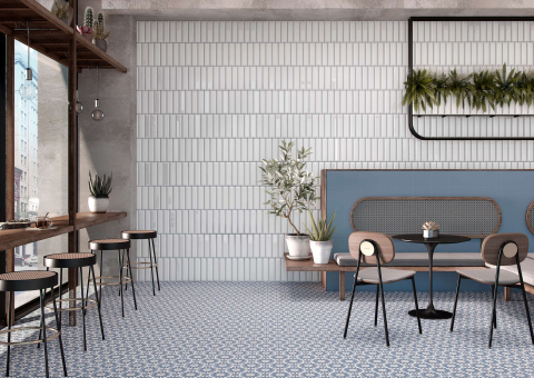 Gresie - Gresie/faianta Cement-m navy 20x20cm,portelanata,rectificata