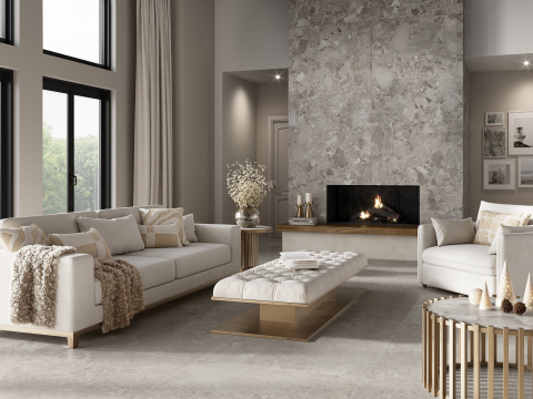 Gresie - Gresie/faianta Dozza stone greige 60x120cm,portelanata,rectificata