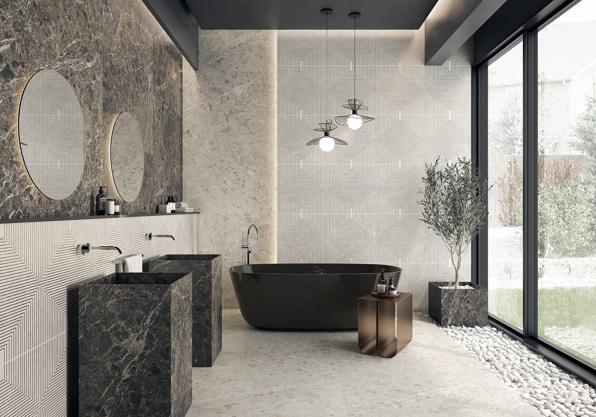 Gresie - Gresie/faianta Caprice white 60x120cm,portelanata,rectificata