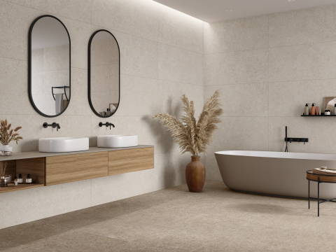 Faianta - Gresie/faianta Softstone ivory 60x120cm,portelanata,rectificata