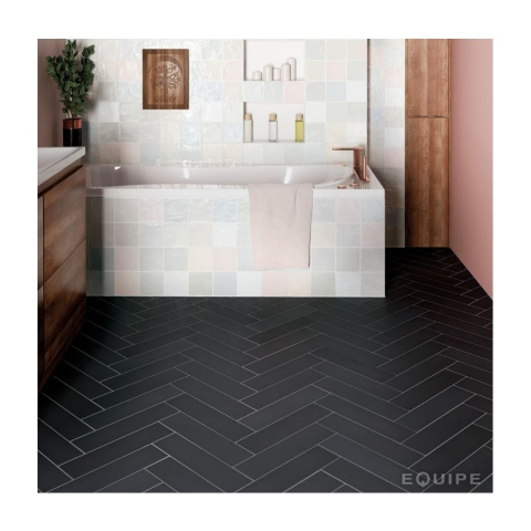 Lichidare stoc - Gresie/faianta Stromboli black city 9,2x36,8cm,Equipe