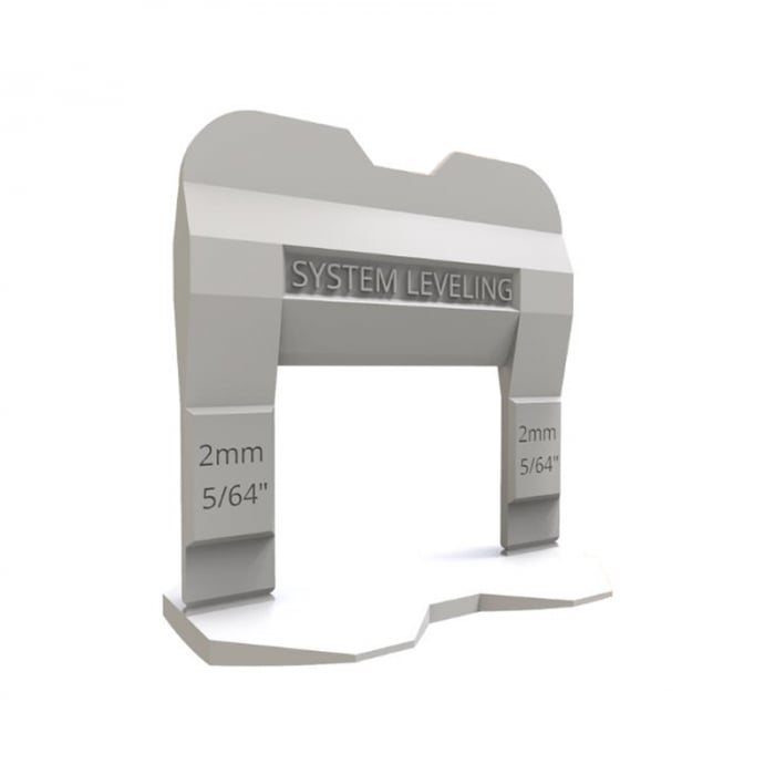 Distantiere autonivelare placi gresie/faianta 1mm 100buc/pg (clipsuri) [1]