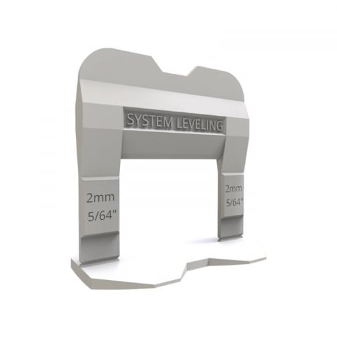 Sisteme Nivelare - Distantiere XL autonivelare placi gresie/faianta 1mm 100buc/pg (clipsuri)