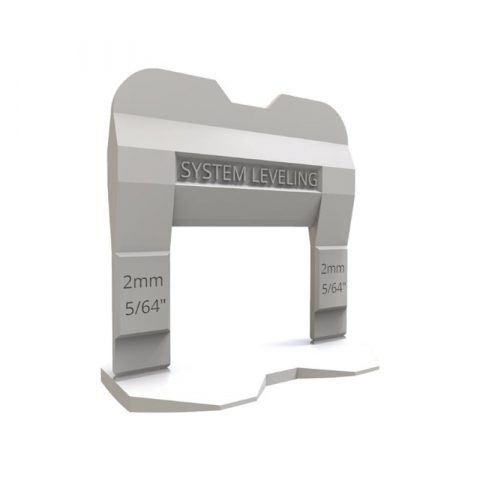 Sisteme Nivelare - Distantiere XL autonivelare placi gresie/faianta 2mm 100buc/pg (clipsuri)