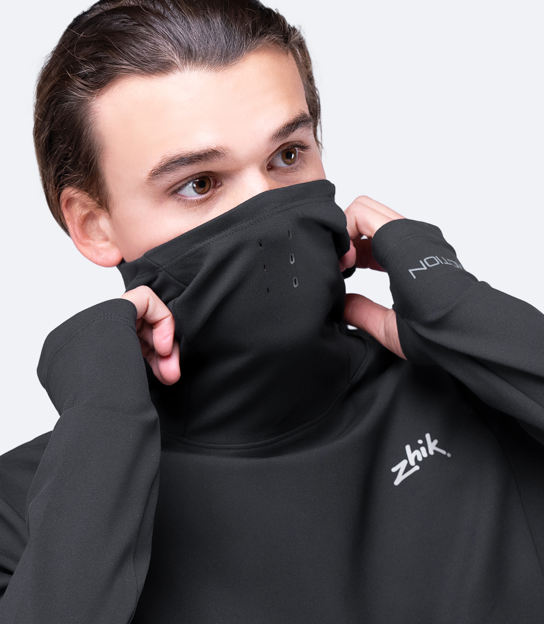 Zhik Mens ZhikMotion™ UPF50+ Long Sleeve Hooded Top [4]