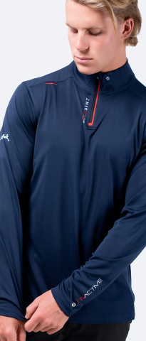 • UV Protection Shirts - Mens UVActive™ UPF50+ High Collar Top