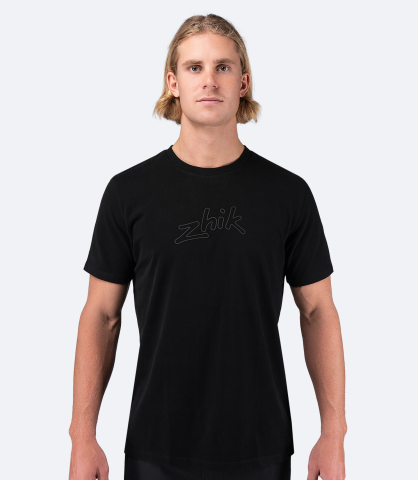 T-Shirts - Zhik Mens Zhik Logo Cotton T-Shirt