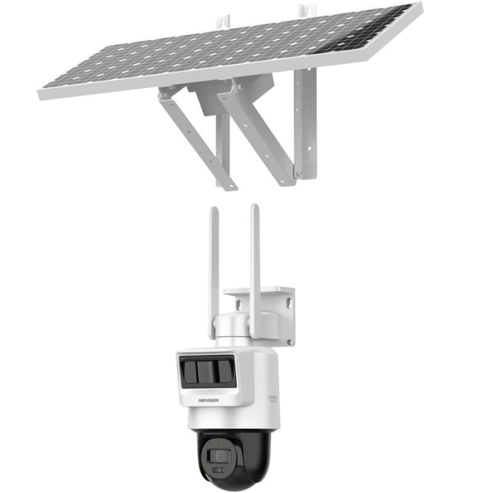 Cameră Supraveghere 4G LTE Solară Hikvision HiLook PTZ-N2C400I-K/4G/C09S20, 4MP, Panou Solar, Baterie 90Wh, Audio Bidirecțional, PIR + Radar 12m, IR 30m [1]