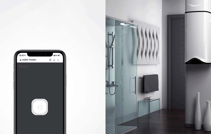 Priză inteligentă Wi-Fi Sonoff 3600 W Control Vocal, Scenarii Smart [2]