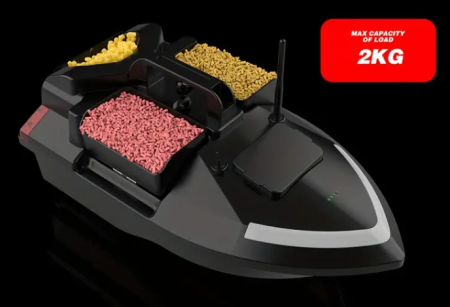 Barcă Momeală GPS de Pescuit cu 3 Cuve și Memorare Până la 40 Puncte GPS - Control la Distanță 500m [5]