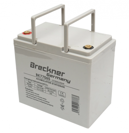 Energie Verde - Baterie sistem solar cu gel 12V 50Ah 20HR 242x148x240mm