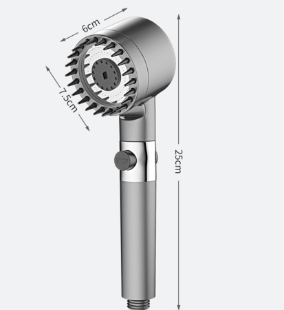 Cap de Duș Multifuncțional 4-în-1 cu Masaj, Filtrare ,Purificare si Economie de apa [6]