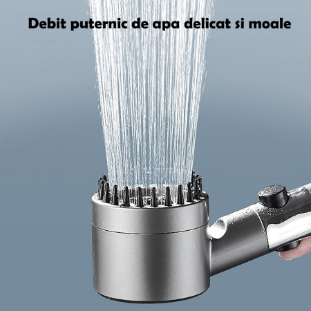 Cap de Duș Multifuncțional 4-în-1 cu Masaj, Filtrare ,Purificare si Economie de apa [1]