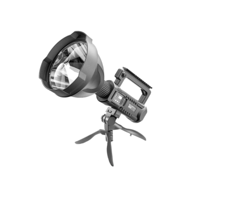 Distractie & Timp Liber - Lanterna LED portabila cu trepied, functie de Powerbank, incarcare USB, 4 moduri de iluminare, Waterproof