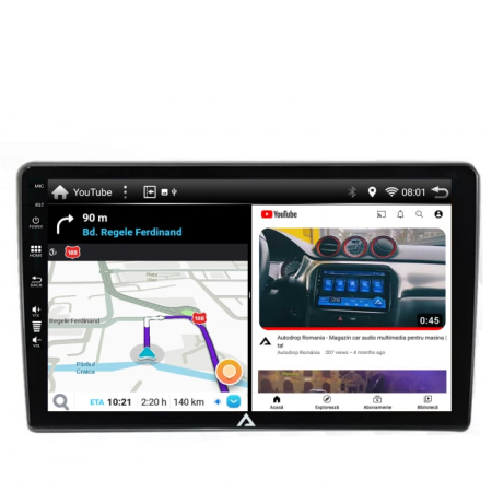 Navigatie All-in-one Universala, Android 10, P-Quadcore / 2GB RAM + 32GB ROM, 9 Inch [2]
