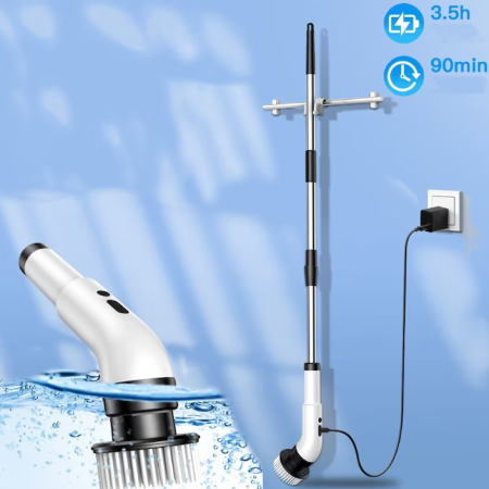 Perie Electrică Rotativă Multifuncțională 9-în-1 - Soluția Ta Completă de Curățenie [3]