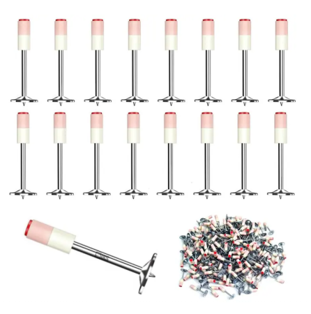 Scule electrice si unelte - Rezerve Cuie pentru Pistol de Fixare în Beton, Zidărie și Metal, Calibru 7.2 mm, Set 50 Bucăți