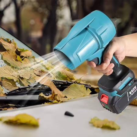 Suflantă Aer Portabilă 48V, Multifuncțională – Uscător Mașină, Curățare Grătar, Zăpadă, Praf Calculator, 2 Acumulatori [2]