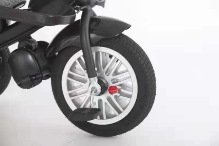 Tricicleta 4 in 1 rotativa cu pozitie de somn Little Bird , Gri [2]